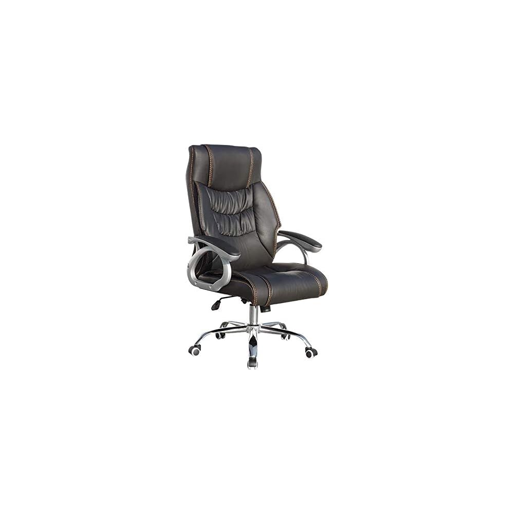Boss Chair Shiatsu Heated Massage Chair Ventilated Backrest Design Office Chair Ergonomic Armrest Use Tilt Mechanism/Relieve Fatigue Black