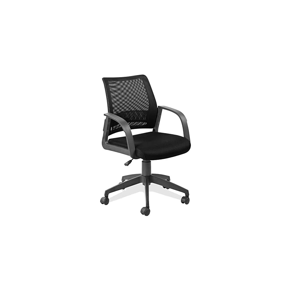Leick Black Mesh Back Office Chair