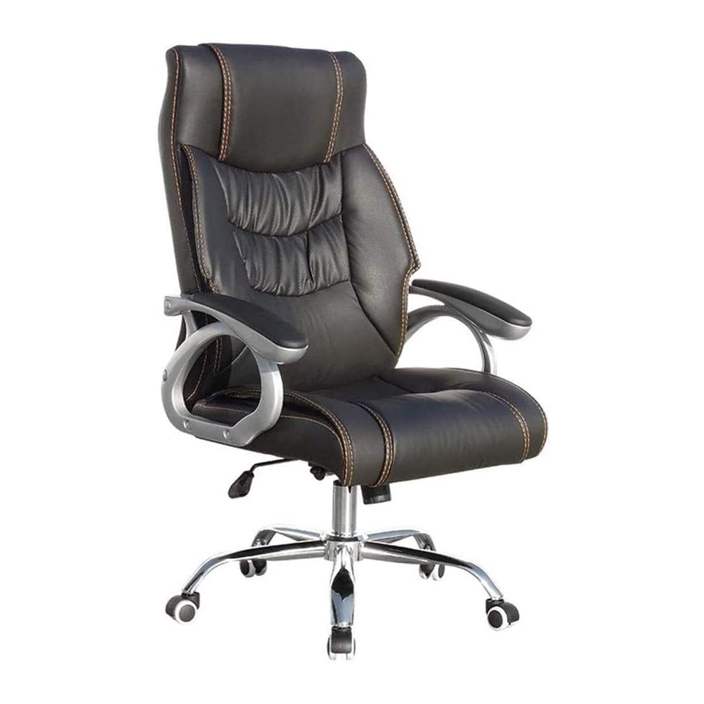 Boss Chair Shiatsu Heated Massage Chair Ventilated Backrest Design Office Chair Ergonomic Armrest Use Tilt Mechanism/Relieve Fatigue Black