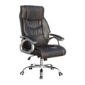 Boss Chair Shiatsu Heated Massage Chair Ventilated Backrest Design Office Chair Ergonomic Armrest Use Tilt Mechanism/Relieve Fatigue Black