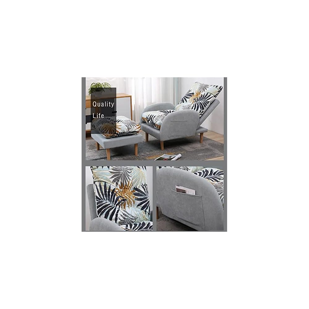 Adjustable Recliner Sofa Armchair with Footstool 3 Position Reclining Chair for Living Room & Bedroom Supports Up to 150KG Comfortable & Stylish Design.