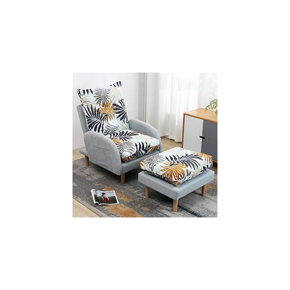 Adjustable Recliner Sofa Armchair with Footstool 3 Position Reclining Chair for Living Room & Bedroom Supports Up to 150KG Comfortable & Stylish Design.
