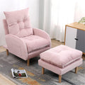 Adjustable Recliner Sofa Armchair with Footstool 3 Position Reclining Chair for Living Room & Bedroom Supports Up to 150KG Comfortable & Stylish Design.